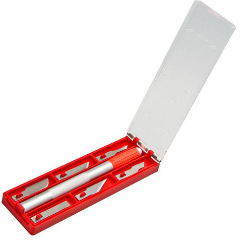 Skalpel za precizno sečenje - 6 nožića BEOROL